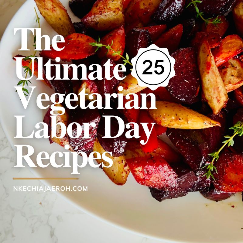 Planning a Labor Day cookout? These 25 vegetarian Labor Day recipes include hearty meatless mains, veggie burgers, colorful summer salads, easy sides, appetizers, refreshing drinks, and something sweet. Whether you're vegetarian or simply want more meatless options on the table, there's something delicious here for everyone!