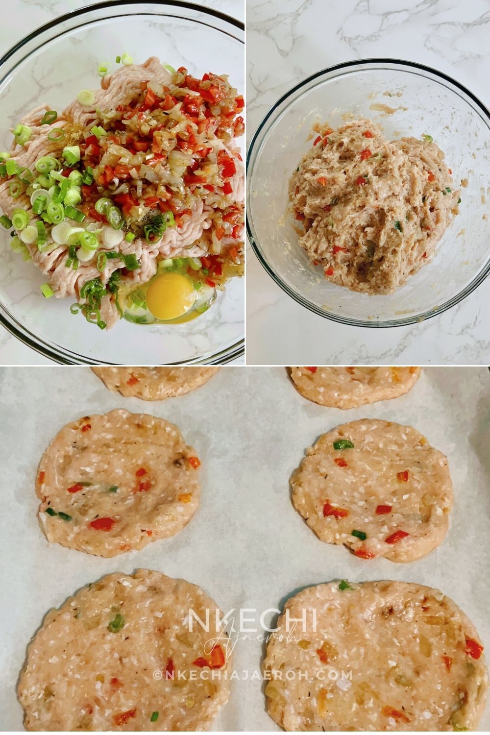 These air fryer chicken patties are currently my healthy meal prep obsession! Choose this healthy chicken burger recipe, and you won’t be sorry! My kids love them like regular burgers with buns, though you can wrap them in lettuce, put them on a salad, or use them in bowls. They’re so good, they tend to be a part of my weekly meal prep. There are so many ways you can use these chicken patties, even as a breakfast sandwich with English muffins! Alongside my air fryer meatballs and AF popcorn chicken (from scratch), these chicken patties understood the assignment. Flavorful, easy, tasty, and meal-prep friendly. Also, these are low-carb and keto-friendly. Talk about a win-win situation!
