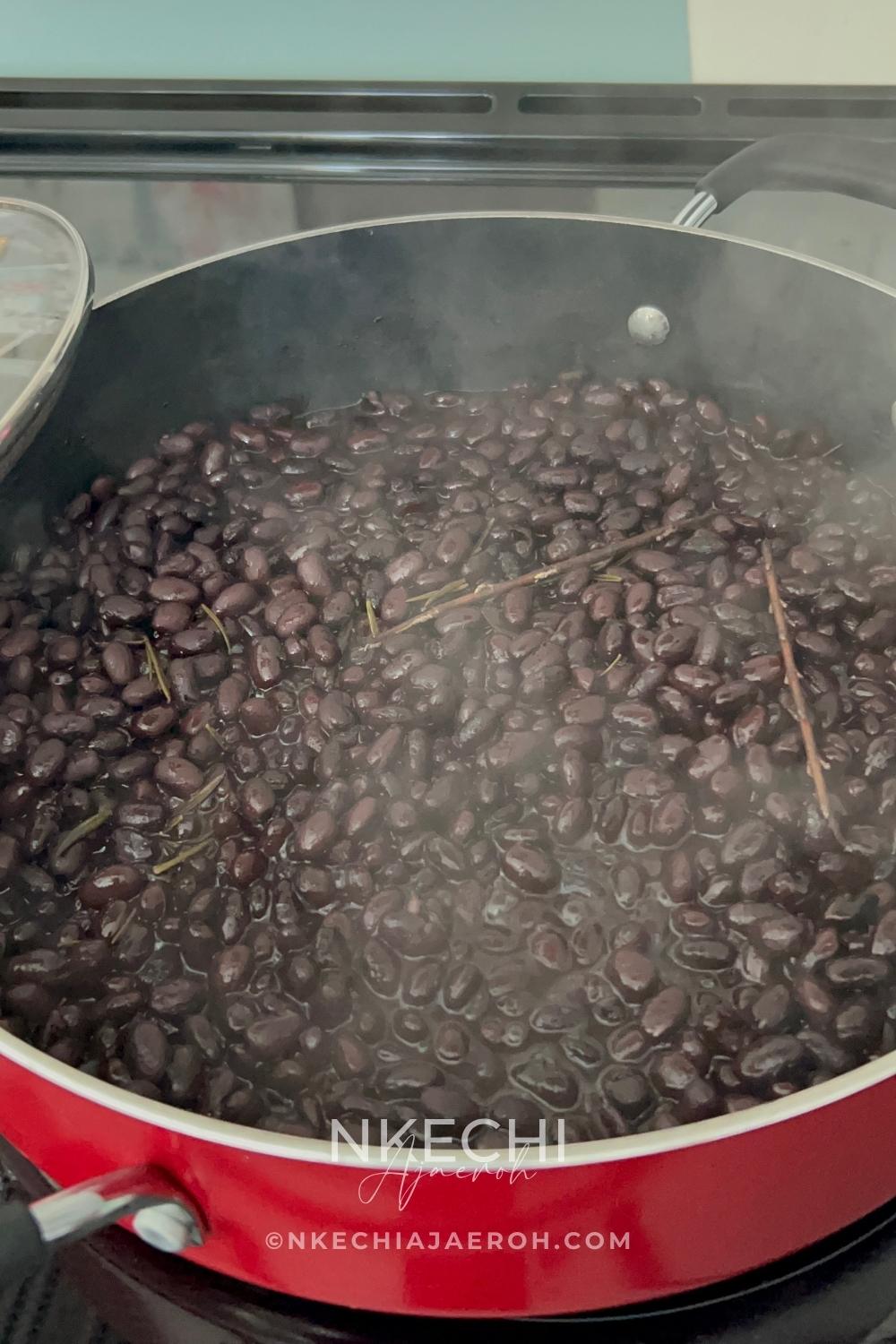 This is How to Cook Black Beans From Scratch. This Dry Beans Recipe guarantees the perfect beans Every Time, and it is the easy Perfect Recipe. Let's cook Dry Black Beans at home! How many times have you passed a bag of dry black beans and heads over to grab the canned ones? I beg you to stop using those sad canned black beans and start cooking them dry from scratch. Not only are canned black beans expensive, but they may equally be less nutritious and taste weird. If you favor canned beans over dry because you do not know how to make them, it ends today! I’m showing you an easy yet tasty way to cook black beans from scratch. This would be the best black beans you have ever had.