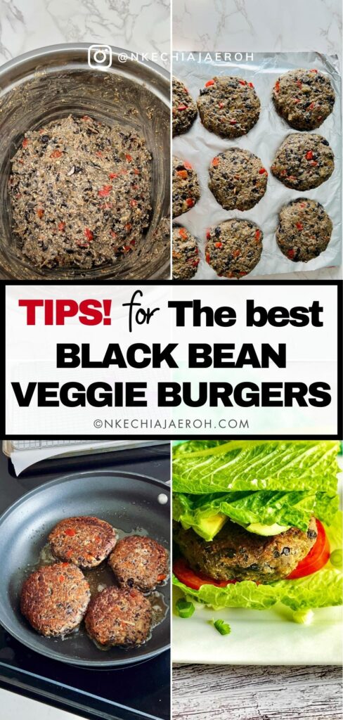 Healthy Black Bean Burger Lettuce Bun Recipe is Gluten-Free, tasty and nutritious! Want a healthy vegetarian burger that doesnโt skimp on flavor? This nutritious black bean veggie burgers recipe is what you need. If you have ever wondered how to make tasty vegetarian burgers, wonder no more. This black bean veggie burger recipe is quick and easy to follow. Not only easy to make, this is perfect for beginner chefs and packed with healthy and nutritious ingredients that your body will love. This wholesome vegetarian burger is what you need for your next meal prep. This veggie burger is gluten-free, vegetarian, and lower in calories and saturated fats than its meat burger counterparts. This makes the perfect recipe for backyard BBQ, picnics, Memorial Day, and Fourth of July. If ready, letโs make this easy black bean burger from scratch and serve it on a lettuce bun!