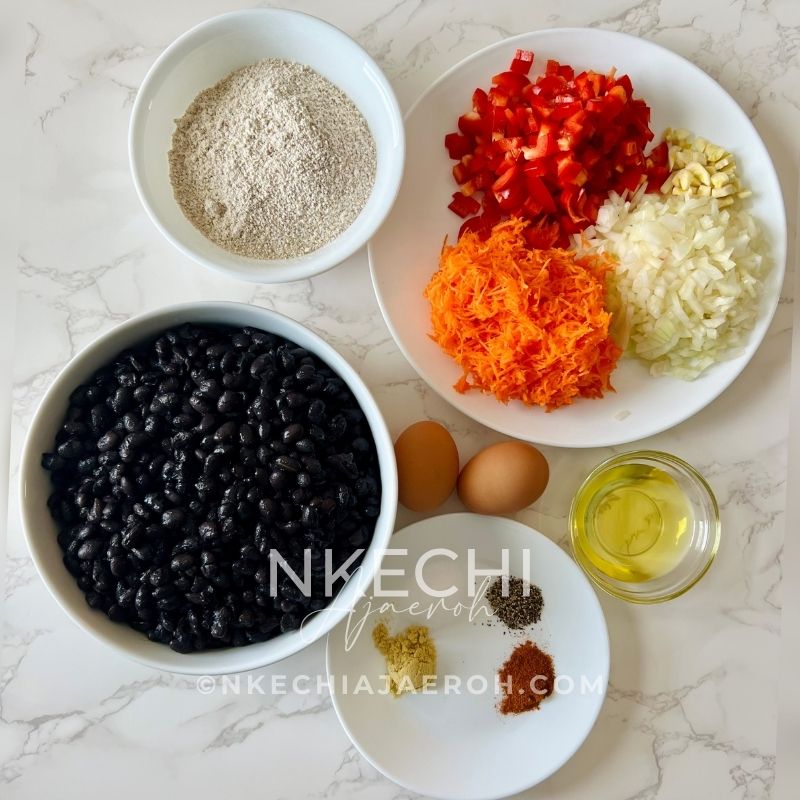 Black bean burger ingredients. his black bean veggie burger recipe is quick and easy to follow. Not only easy to make, this is perfect for beginner chefs and packed with healthy and nutritious ingredients that your body will love. This wholesome vegetarian burger is what you need for your next meal prep. This veggie burger is gluten-free, vegetarian, and lower in calories and saturated fats than its meat burger counterparts. This makes the perfect recipe for backyard BBQ, picnics, Memorial Day, and Fourth of July. If ready, letโs make this easy black bean burger from scratch and serve it on a lettuce bun!