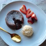 Chocolate lava cake is a French dessert that features a warm, rich chocolate cake with a gooey, molten, "lava" chocolate center. Legit is one of the best and easiest desserts that come together in no time! Chocolate lava cake is best served and enjoyed while it is warm. This recipe requires only a few simple ingredients, and I'm excited to show you how to make it.