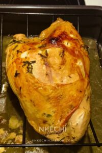 How to roast turkey breast in the oven. Preheat your oven to 325°F (163 °C), and place seasoned turkey breast on the rack inside the turkey roasting pan, then cover with foil. Cook your turkey breast for (2hrs 45 mins to 3hrs) until fully cooked and the internal temperature reaches 165°F (74 °C). Remove the foil covering 30 minutes before finishing cooking, which allows the meat to tan and brown a bit.