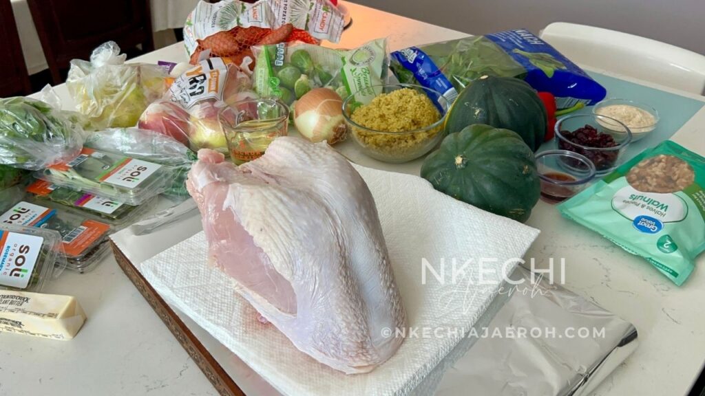 Whether you’re hosting your first holiday meal or planning a smaller Thanksgiving gathering, this guide has something for you. It also fits perfectly if you’re looking for healthy fall recipes that still feel festive and satisfying. Inside, you’ll find seven wholesome dishes: a juicy herb-roasted turkey breast, cozy mashed potatoes, nourishing quinoa-stuffed acorn squash, vibrant sides, and naturally sweet fall desserts. Each recipe is packed with flavor, beautifully balanced, and designed to help you celebrate with intention, nourishment, and gratitude.