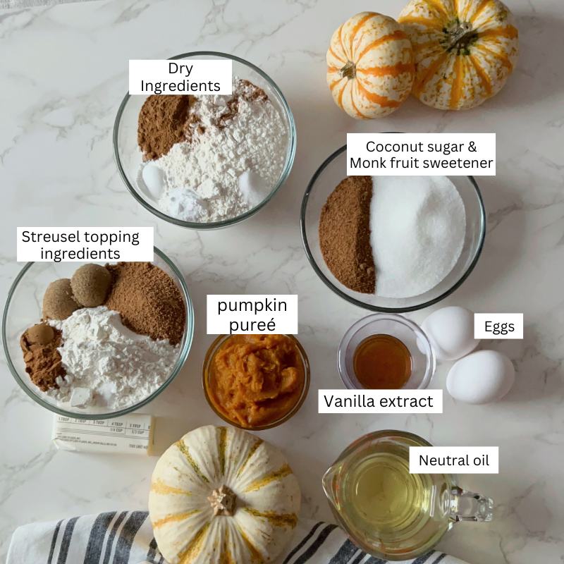 When the weather cools and pumpkin season rolls in, there’s nothing more comforting than a warm slice of coffee cake with crumbly streusel topping. But this isn’t your typical sugar-loaded dessert. This Pumpkin Streusel Coffee Cake with a Healthy Twist is made with nourishing ingredients, wholesome fall flavors, and just the right amount of cozy sweetness we all crave. This recipe brings together the best of both worlds. You get the rich, tender crumb of a classic coffee cake plus the wholesome boost of pumpkin purée and warm fall spices. The result? A perfectly spiced, moist, and lightly sweetened treat.