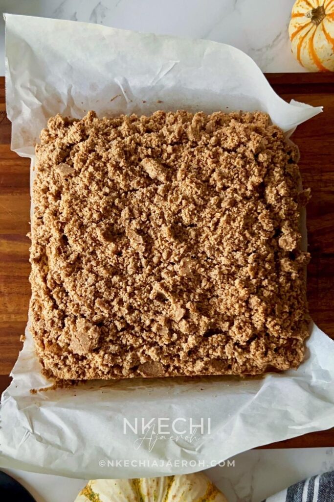 This Pumpkin Streusel Coffee Cake with a Healthy Twist is tender, perfectly spiced, and topped with a crunchy, better-for-you streusel. Made with wholesome ingredients and warm fall flavors, it's the perfect cozy treat for breakfast, brunch, or an afternoon pick-me-up. If you love pumpkin season as much as we do, this cake belongs on your fall baking list!