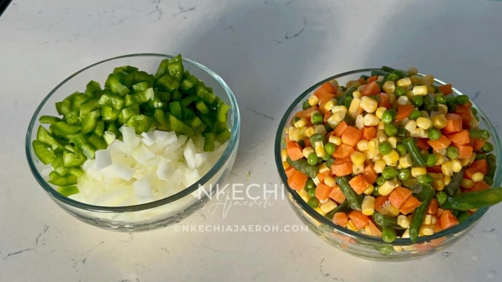 When it comes to the vegetables, go with what you like and add the veggies you enjoy. In my most recent turkey pot pie (December 2025), I used 4 cups of freezer aisle mixed vegetables, 1 cup chopped onion, and 1 cup green bell peppers, and it turned out so nicely!! I skipped peas and celery because those aren't my kiddos' fav.