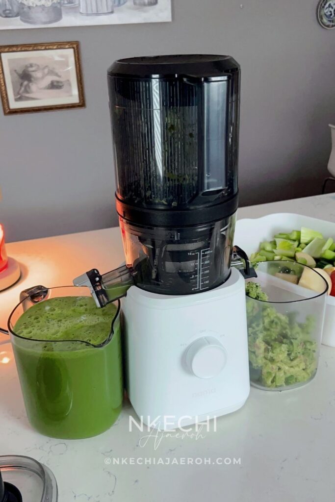 This is my Nama J2 Cold Press Juicer in action in my own kitchen — and it’s the reason juicing finally feels effortless. From the self-feeding hopper to the smooth, vibrant juice it produces, this juicer makes healthy juicing realistic for busy days. I break down why it’s my #1 juicer pick for 2026 and how it compares to other popular models. #namaj2 #juicingathome #coldpressjuicer #healthyhabits #realhomes