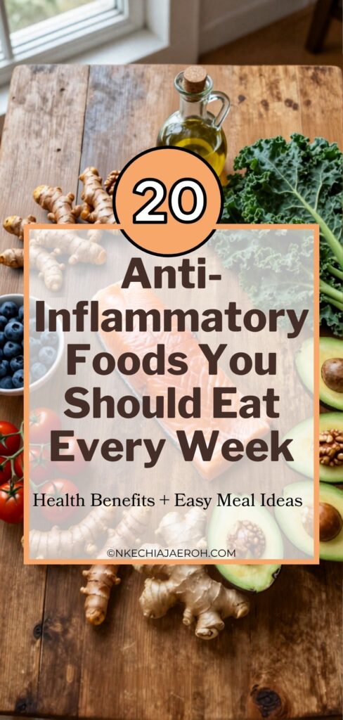 Discover 20 of the best anti-inflammatory foods to eat every week, their health benefits, easy meal ideas, and simple ways to nourish your body naturally.
What Is Inflammation?
Inflammation is your body's natural defense system. When you get a cut, catch a cold, or recover from an injury, your immune system responds by creating inflammation to help your body heal. This type of inflammation is calledย acute inflammation, and it's a normal, healthy process.
Chronic inflammation is different. It occurs when the body's inflammatory response continues for weeks, months, or even years. Research suggests that chronic inflammation may be associated with conditions such as heart disease, type 2 diabetes, arthritis, obesity, and other chronic illnesses.
