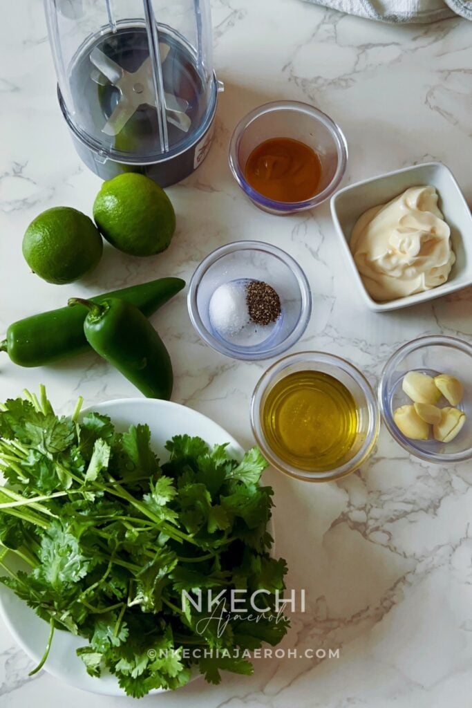 These Air Fryer Peruvian Chicken Thighs are juicy, beautifully seasoned, and packed with flavor! Marinated with ají amarillo paste, lime, garlic, soy sauce, and warm spices, then air-fried until deliciously golden. Serve with creamy homemade aji verde sauce for an easy, flavorful chicken dinner that's perfect for family meals or entertaining.
