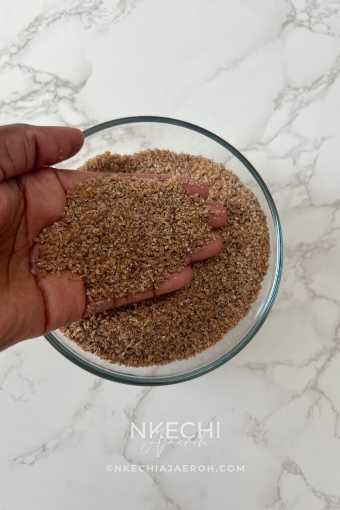 Bulgur wheat is typically differentiated by texture (grind size) and color. Depending on the variety, bulgur can be fine, medium, coarse, or extra-coarse. It also comes in different colors, including yellow (light) and red bulgur.